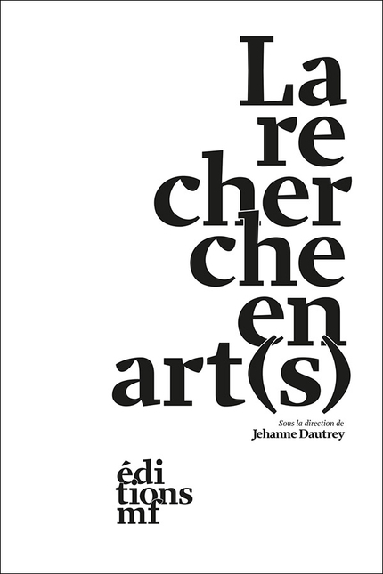 La recherche en art(s) -  - éditions MF